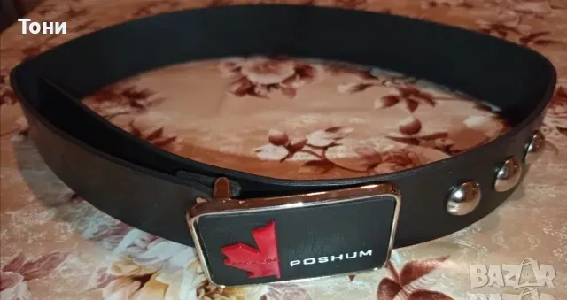 POSHUM Нов Дамски Кожен Колан 100см., снимка 8 - Колани - 49609709