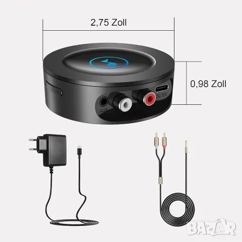 Нов Bluetooth 5.2 Hi-Fi приемник за стерео система, снимка 6 - Друга електроника - 55752458