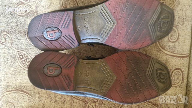 Мъжки кожени боти Bugatti  размер 44, снимка 8 - Мъжки боти - 41968605