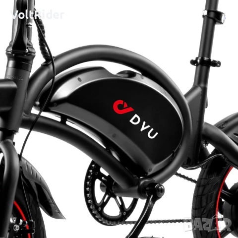 Сгъваемо електрическо колело DYU D3F 500W 36V 10Ah, снимка 5 - Велосипеди - 51382153
