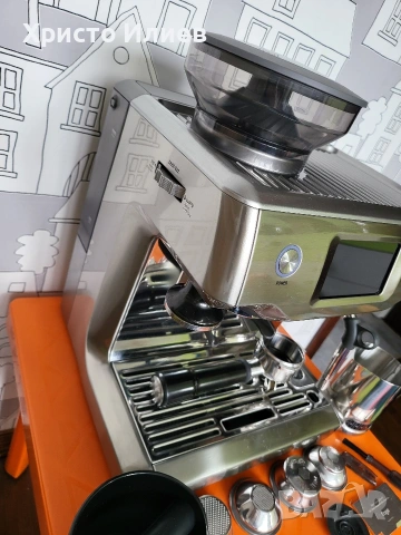 Кафемашина SAGE the Barista Touch с дисплей и кафемелачка, снимка 12 - Кафемашини - 53706461