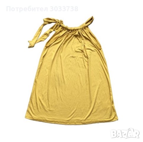 soyaconcept свободен потник със завързване, цвят горчица