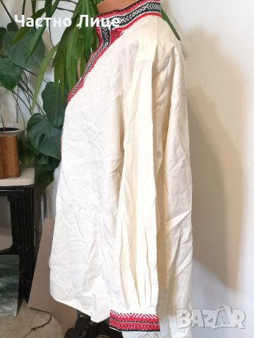 Автентична Старинна Копринена Риза Рокля от Народна Носия Естествена Коприна, снимка 5 - Антикварни и старинни предмети - 41990036