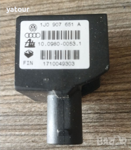 Рециклиране на ESP датчик 1J0 907 651a vw / seat / audi / skoda, снимка 1