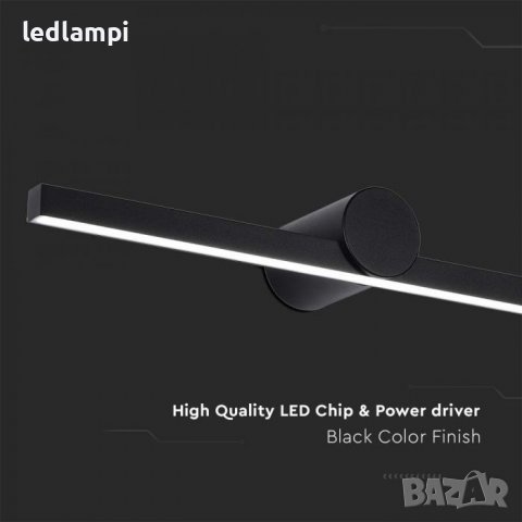 LED Аплик за огледало/картина 10W Черен , снимка 5 - Лед осветление - 39143830