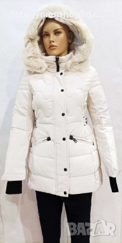 Дамско яке код 28 - екрю, снимка 1