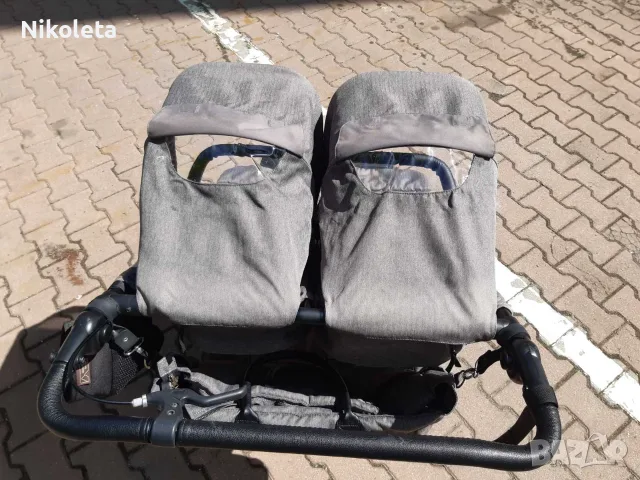 Количка за близнаци Mountain Buggy Luxury Edition +/- аксесоари, снимка 10 - Детски колички - 55932834