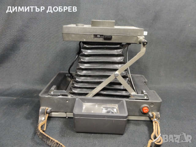 СТАР РЕТРО МЕХОВ ФОТОАПАРАТ POLAROID LAND CAMERA AUTOMATIC 215, снимка 4 - Антикварни и старинни предмети - 51658642