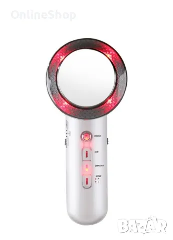 Уред за отслабване 3 в 1 EMS, ултразвуков и инфрачервен, за лице и тяло за целулит, мазнини и бръчки, снимка 18 - Други - 48559970