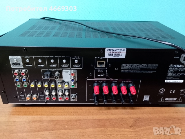 Yamaha RX-V475, снимка 5 - Ресийвъри, усилватели, смесителни пултове - 52695317