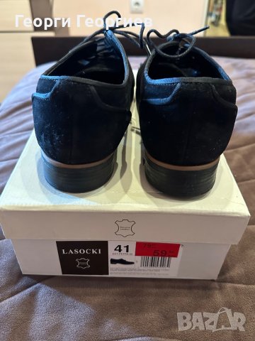 Елегантни обувки, естествен велур, снимка 5 - Дамски ежедневни обувки - 40913191