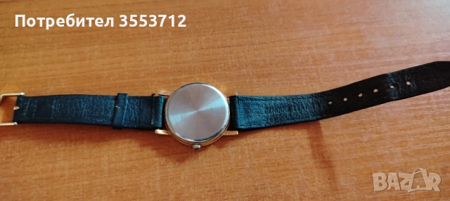 Винтидж Часовник с кожена кайшка, снимка 4 - Дамски - 51612827