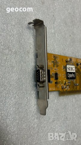 SIIG Single Port (16550) Serial Adapter 1 x 9-pin DB-9 RS-232 Serial, снимка 2 - Други - 44180821