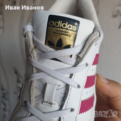 adidas Originals Infant Superstar Foundation  номер 29,5-30, снимка 10 - Детски маратонки - 40231737