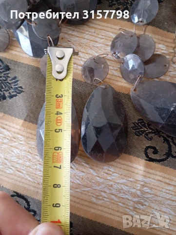 Лот висулки за полилей,лампа,свещник, снимка 3 - Полилеи - 50467423