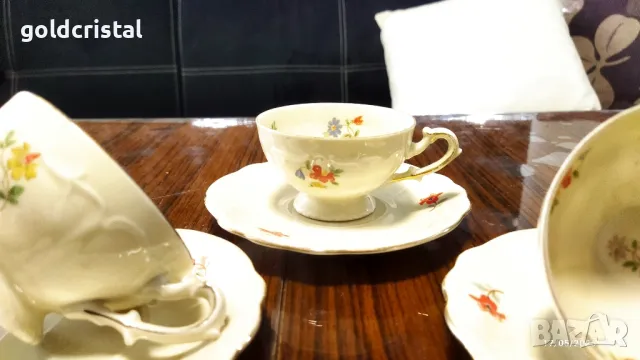 Стар немски порцелан чаши за кафе , снимка 3 - Антикварни и старинни предмети - 50425666