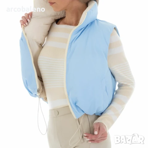 Дамско преходно реверсивно яке, 3цвята , снимка 16 - Якета - 51315750