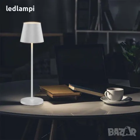 Настолна LED Лампа 2W Димиране Бяла Презареждане, снимка 9 - Настолни лампи - 48337948
