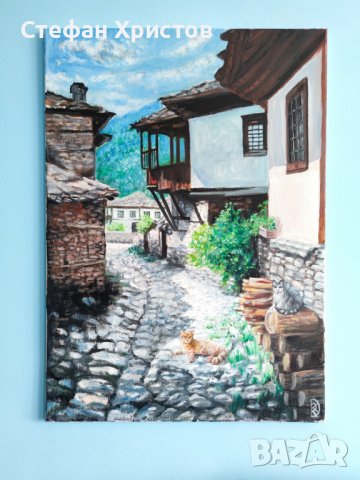 картина "Ковачевица", маслени бои, 50х70 см, снимка 1 - Картини - 41483100