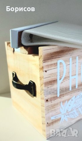 Нов Дървен Фото Албум за Снимки, снимка 6 - Други - 41058799