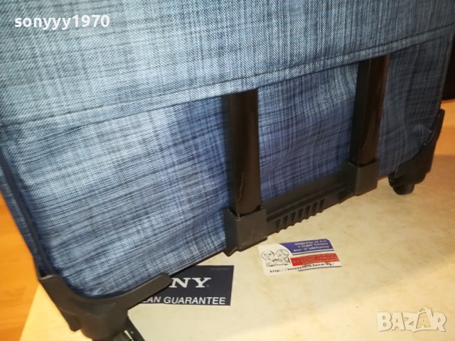 ТРИ КУФАРА В СИН ИЛИ ЧЕРВЕН ДЕНИМ 2608231707, снимка 11 - Куфари - 41974193