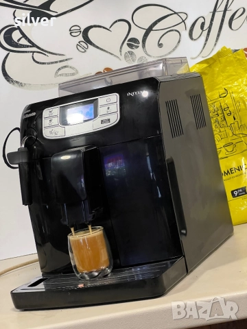 Кафемашина кафе автомат Saeco intelia с гаранция, снимка 7 - Кафемашини - 52024796