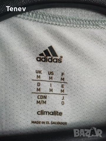 Adidas Climalite оригинална мъжка тениска фланелка размер М Адидас , снимка 3 - Тениски - 41896147