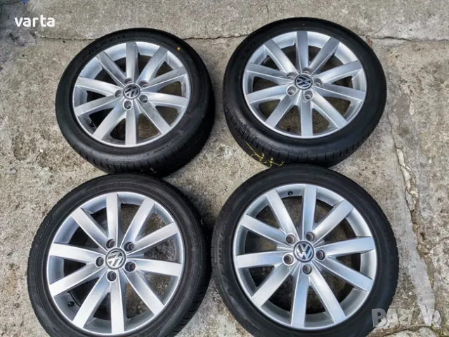 4бр ОРИГИНАЛНИ VW, МАГНЕЗИЕВИ джанти ФОЛКСВАГЕН 7x17,5x112