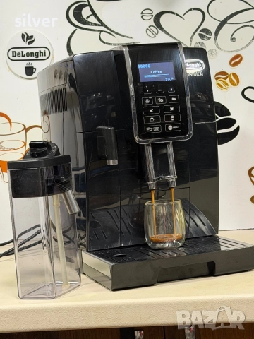 Кафемашина кафе автомат delonghi dinamica с гаранция, снимка 4 - Кафемашини - 52243364