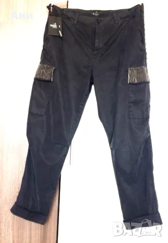 Mason's нов с етикет черен дамски панталон с еластан