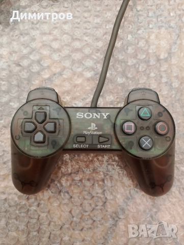 Playstation 1 контролер в цвят прозрачно черно