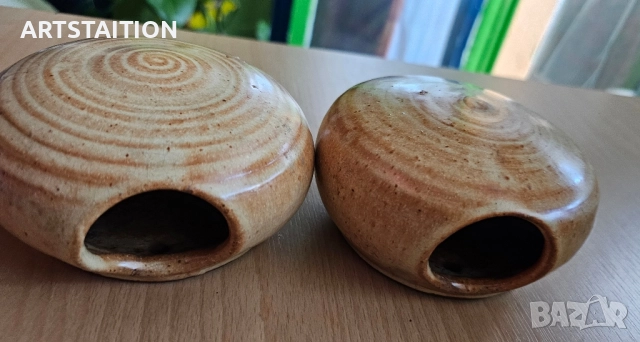 Керамични кашпи за стена охлювчета , снимка 2 - Декорация за дома - 51569121