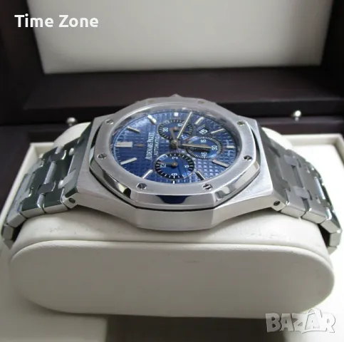 Audemars Piguet Royal Oak 41mm Chronograph 41Steel Blue Dial Различни Варианти, снимка 6 - Мъжки - 48183912