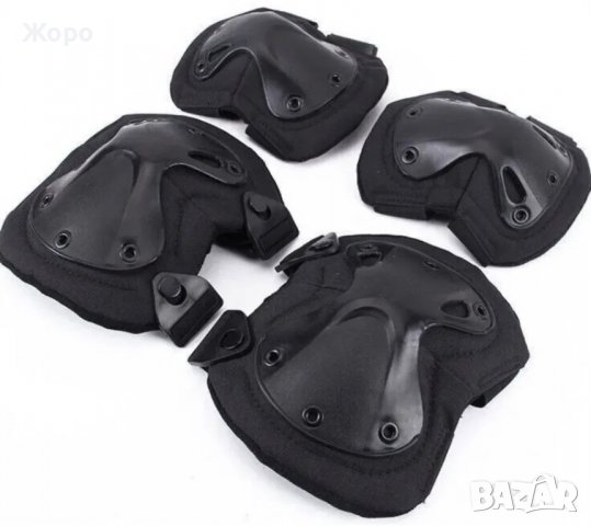 Наколенки+Налакътници-комплект от 4 части, снимка 2 - Екипировка - 39726159