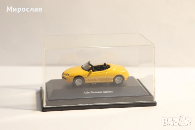 SCHUCO?? H0 1/87 ALFA ROMEO SPIDER КОЛИЧКА КАМИОН МОДЕЛ