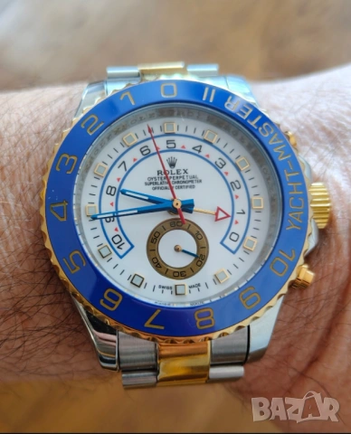 Rolex Yachtmaster bicolor автомат, керамика сапфир 43mm, бартер