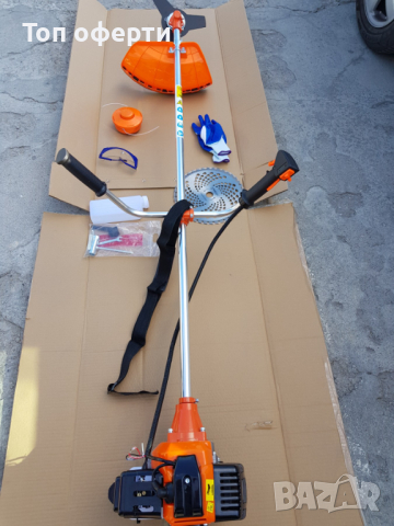 Моторна косачка тример Stahlmayer Германия 62куб. бензинов храсторез, снимка 5 - Градинска техника - 36333173