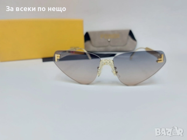 Fendi Слънчеви Очила С UV400 Защита С ПОДАРЪК🎁Кутия И Кърпичка - Различни Цветове Код LFS616, снимка 8 - Слънчеви и диоптрични очила - 51600129