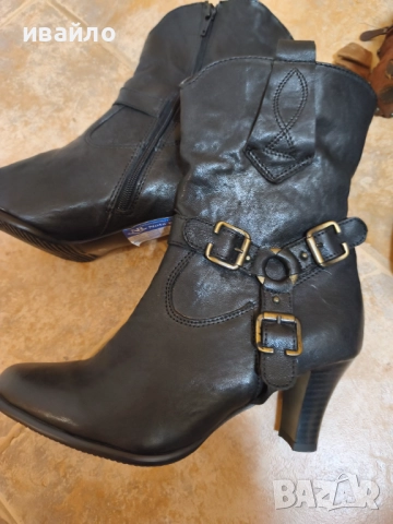 Дамски боти тип каубойски, снимка 2 - Дамски боти - 52505316