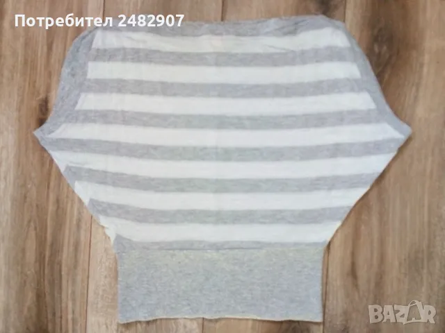 Дамска блуза с блестящ ефект, снимка 5 - Тениски - 49209368