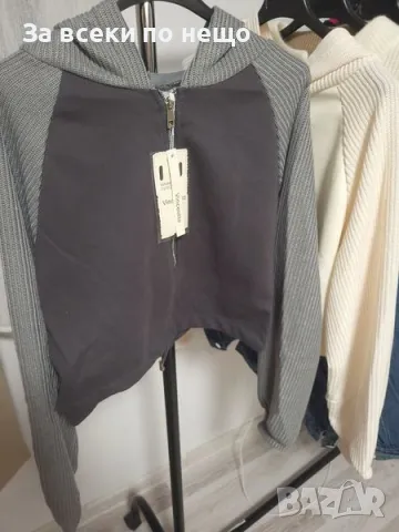 Дамски къс пуловер - Налични различни цветове Код D1255, снимка 6 - Блузи с дълъг ръкав и пуловери - 47812948