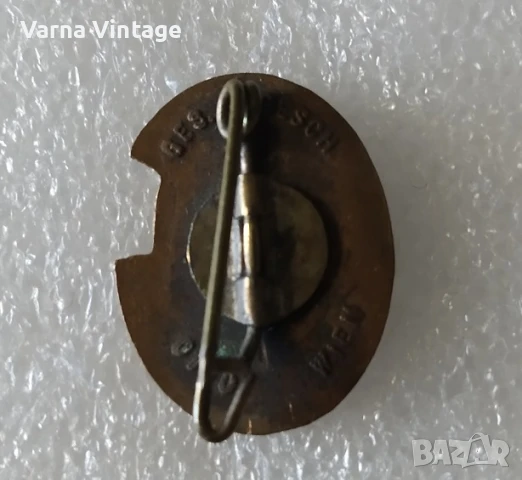 Значка на Гросглокнер Хохалпенщрасе Австрийски високоалпийски път 1930-1940те . GES. GESCH. Австрия., снимка 2 - Колекции - 51250234