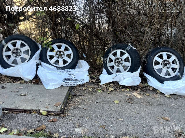 Алуминиеви лети джанти vw/фолксваген със зимни гуми Bridgestone 195/65 R15