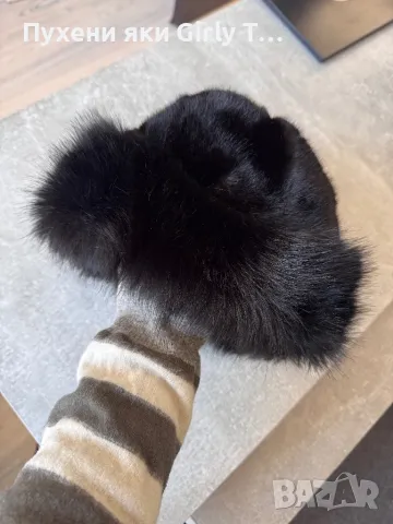 Шапка Еко Изкуствен косъм Пух размер 59- 60 см