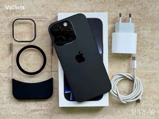 ПЕРФЕКТЕН! Apple iPhone 16 Pro 256GB Black Titanium 100% батерия