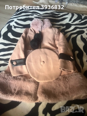 Детско палто с барета