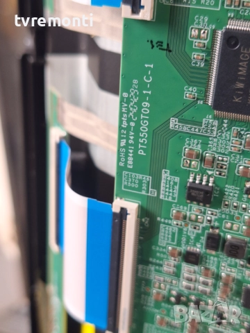 TCON BOARD PT550GT09-1-C-1 ,за 55-инчов телевизор Telefunken Модел  D55U750X2CWI, с дисплей VES550QN, снимка 2 - Части и Платки - 52906911