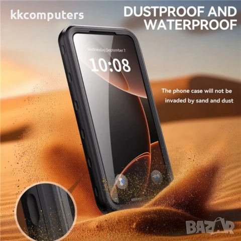 Samsung Galaxy A56 5G REDPEPPER Водоустойчив / Удароустойчив Калъф + Скрийн Протектор – Черен, IP68, снимка 6 - Калъфи, кейсове - 50708431