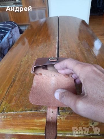 Стара кожена чантичка за колан #3, снимка 6 - Други ценни предмети - 52203960