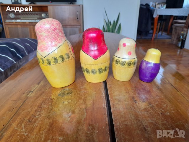 Стара Матрьошка,матрьошки #16, снимка 4 - Антикварни и старинни предмети - 39408698